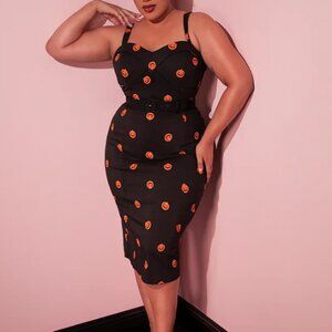 3X 🎃Pumpkin King Maneater Wiggle Dress from Vixen By Micheline Pitt